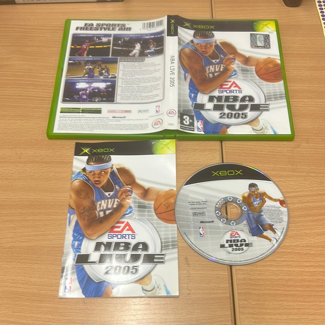NBA Live 2005 original Xbox game NBA Live 2005 original Xbox game